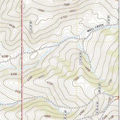 United States Geological Survey Dry Creek Reservoir, NV (2021, 24000-Scale) digital map