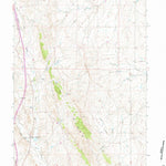 United States Geological Survey Dry Creek Reservoir, WY (1961, 24000-Scale) digital map