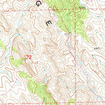 United States Geological Survey Dry Creek Reservoir, WY (1961, 24000-Scale) digital map