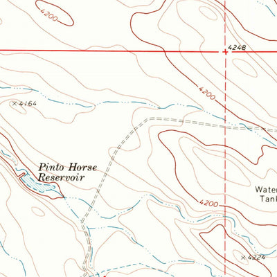United States Geological Survey Dry Creek Rim, OR (1969, 24000-Scale) digital map