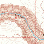 United States Geological Survey Dry Creek Rim, OR (1969, 24000-Scale) digital map