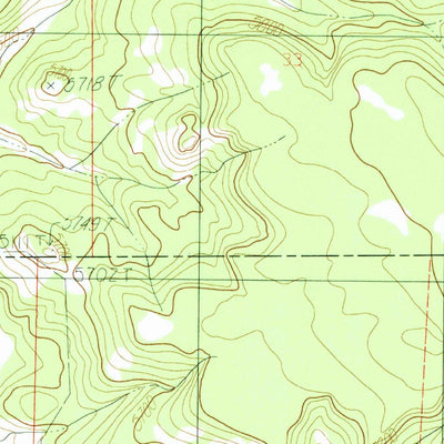 United States Geological Survey Dry Draw, WY (1984, 24000-Scale) digital map