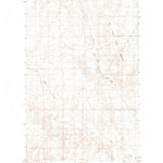 United States Geological Survey Dry Fork Creek, MT (1984, 24000-Scale) digital map