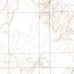 United States Geological Survey Dry Fork Creek, MT (1984, 24000-Scale) digital map