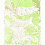 United States Geological Survey Dry Fork, UT (1966, 24000-Scale) digital map