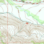 United States Geological Survey Dry Fork, UT (1996, 24000-Scale) digital map