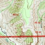 United States Geological Survey Dry Fork, UT (1996, 24000-Scale) digital map