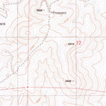 United States Geological Survey Dry Hills North, NV (1980, 24000-Scale) digital map