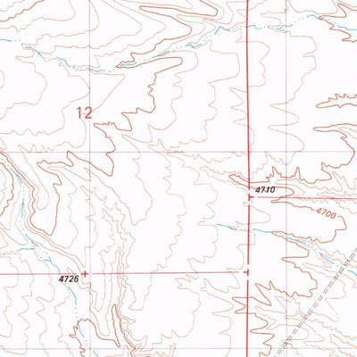 United States Geological Survey Dry Hills South, NV (1980, 24000-Scale) digital map