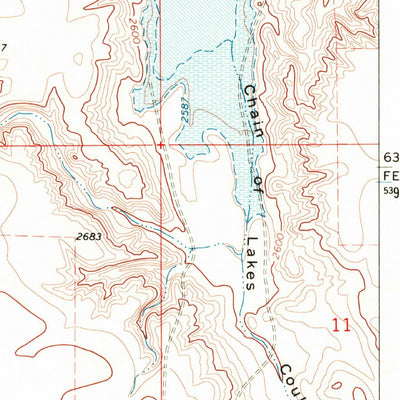 United States Geological Survey Dry Lake, MT (1969, 24000-Scale) digital map