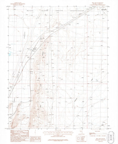 United States Geological Survey Dry Lake, NV (1986, 24000-Scale) digital map