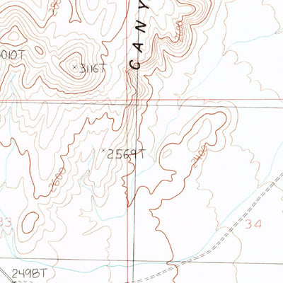 United States Geological Survey Dry Lake NW, NV (1986, 24000-Scale) digital map