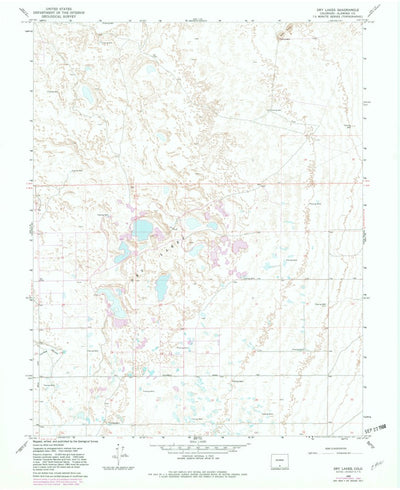 United States Geological Survey Dry Lakes, CO (1965, 24000-Scale) digital map