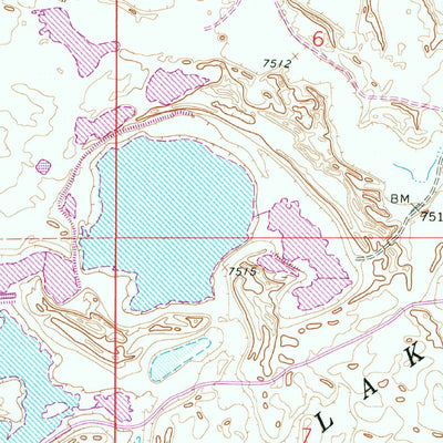 United States Geological Survey Dry Lakes, CO (1965, 24000-Scale) digital map