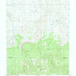 United States Geological Survey Dry Lakes Peak, UT (1986, 24000-Scale) digital map