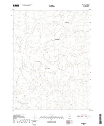 United States Geological Survey Dry Mesa, UT (2023, 24000-Scale) digital map