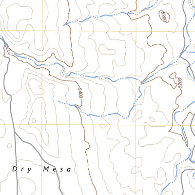 United States Geological Survey Dry Mesa, UT (2023, 24000-Scale) digital map