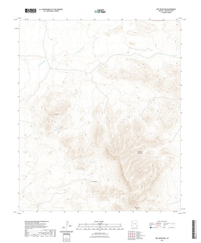United States Geological Survey Dry Mountain, AZ (2021, 24000-Scale) digital map