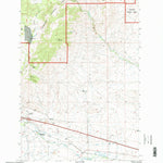 United States Geological Survey Dry Mountain, MT (1996, 24000-Scale) digital map