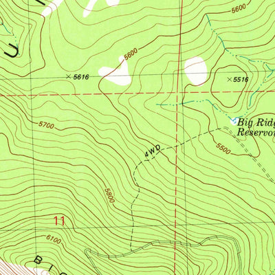 United States Geological Survey Dry Mountain, OR (1982, 24000-Scale) digital map