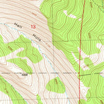 United States Geological Survey Dry Mountain, OR (1982, 24000-Scale) digital map