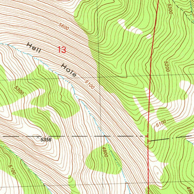 United States Geological Survey Dry Mountain, OR (1982, 24000-Scale) digital map