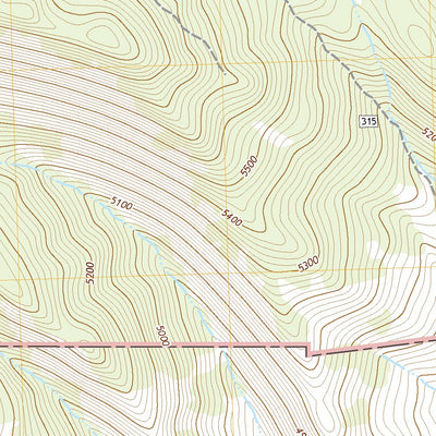 United States Geological Survey Dry Mountain, OR (2020, 24000-Scale) digital map