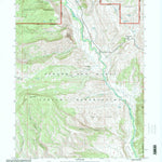 United States Geological Survey Dry Mountain, UT (1996, 24000-Scale) digital map