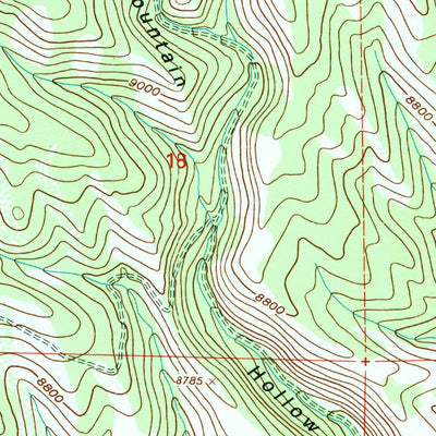 United States Geological Survey Dry Mountain, UT (1996, 24000-Scale) digital map