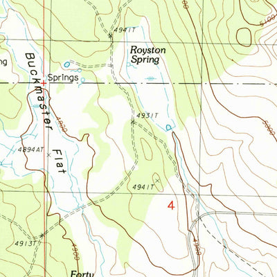 United States Geological Survey Dry Prairie, OR (1988, 24000-Scale) digital map