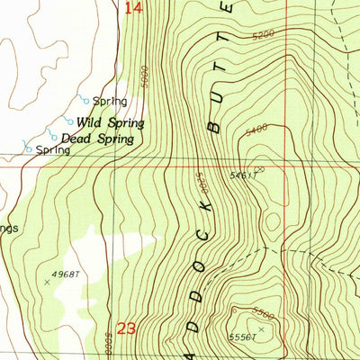United States Geological Survey Dry Prairie, OR (1988, 24000-Scale) digital map