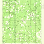 United States Geological Survey Dry Prong, LA (1932, 31680-Scale) digital map