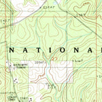 United States Geological Survey Dry Prong, LA (1985, 24000-Scale) digital map