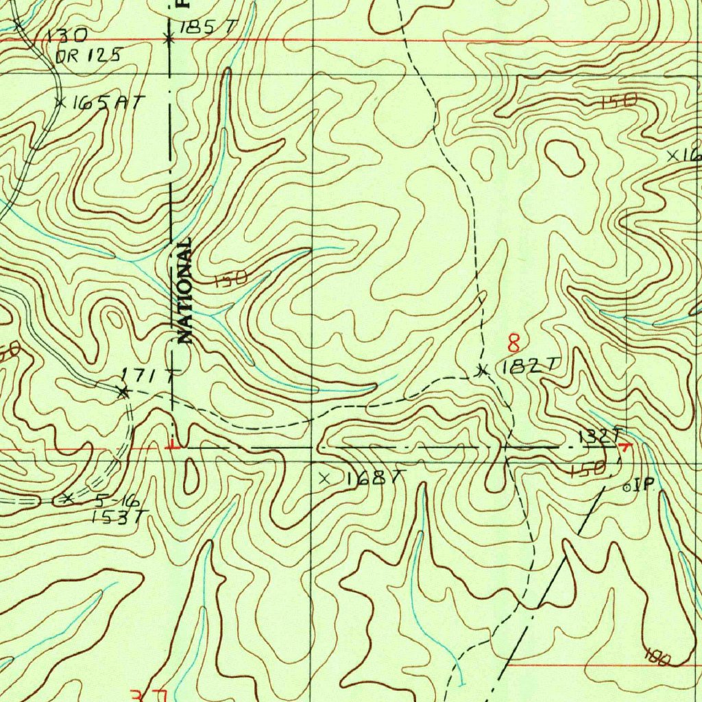 Dry Prong, La (1985, 24000-scale) Map By United States Geological 