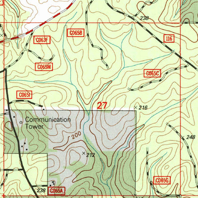 United States Geological Survey Dry Prong, LA (2003, 24000-Scale) digital map