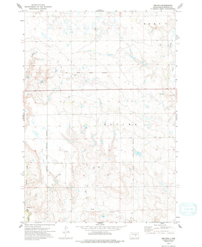 United States Geological Survey Dry Run, SD (1973, 24000-Scale) digital map
