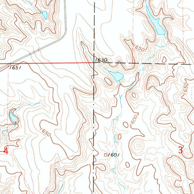 United States Geological Survey Dry Run, SD (1973, 24000-Scale) digital map
