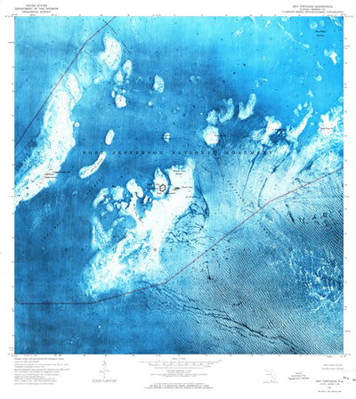 United States Geological Survey Dry Tortugas, FL (1971, 24000-Scale) digital map