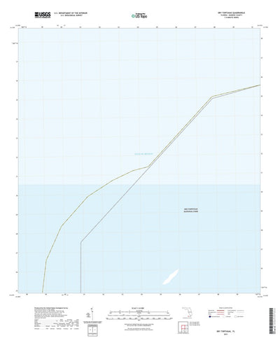 United States Geological Survey Dry Tortugas, FL (2021, 24000-Scale) digital map