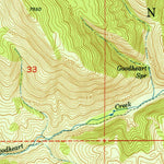 United States Geological Survey Dry Valley, ID (1951, 24000-Scale) digital map