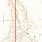 United States Geological Survey Dry Valley Rim, OR (1984, 24000-Scale) digital map