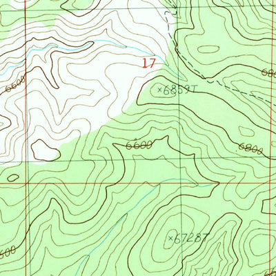 United States Geological Survey Dry Willow Peak, UT (1989, 24000-Scale) digital map
