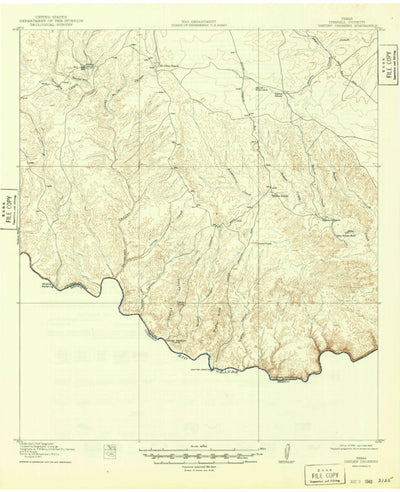 United States Geological Survey Dryden Crossing, TX (1918, 62500-Scale) digital map