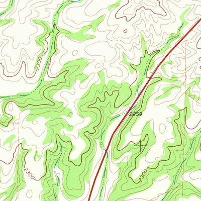 United States Geological Survey Dryden NE, TX (1969, 24000-Scale) digital map