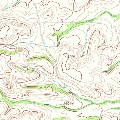 United States Geological Survey Dryden NW, TX (1969, 24000-Scale) digital map