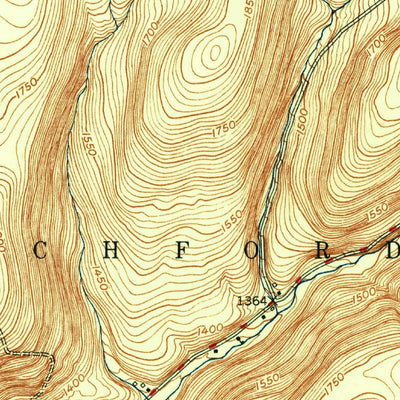 United States Geological Survey Dryden, NY (1951, 24000-Scale) digital map