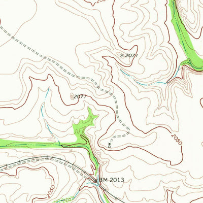 United States Geological Survey Dryden, TX (1968, 24000-Scale) digital map