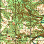 United States Geological Survey Drynob, MO (1943, 62500-Scale) digital map