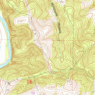 United States Geological Survey Drynob, MO (1954, 24000-Scale) digital map