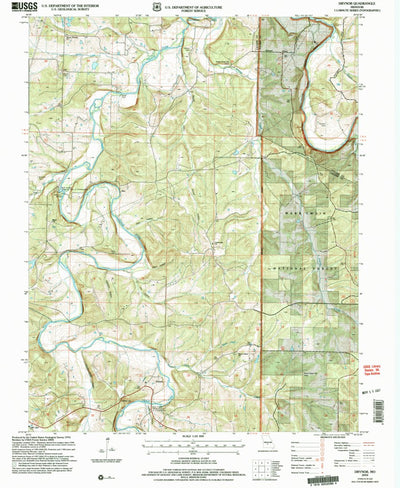 United States Geological Survey Drynob, MO (2004, 24000-Scale) digital map